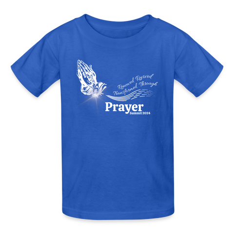 Hudson Valley Prayer Summit 24' Youth TShirt - royal blue