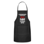Unfortunately Appointed 845Subie Waffle Chef Apron - black