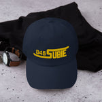 845 Subie Gold Embroidered Dad hat