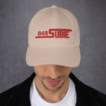 845 Subie Red Font Baseball Cap