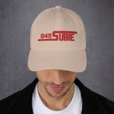 845 Subie Red Font Baseball Cap