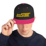 845 Subie Gold Embroidered Snapback Hat