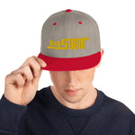 845 Subie Gold Embroidered Snapback Hat