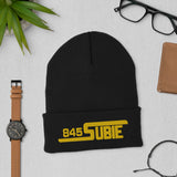 845 Subie Gold Embroidered Beanie