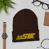 845 Subie Gold Embroidered Beanie