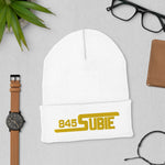 845 Subie Gold Embroidered Beanie