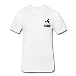 845 Subie Black Font Fitted Cotton/Poly T-Shirt by Next Level - white