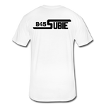 845 Subie Black Font Fitted Cotton/Poly T-Shirt by Next Level - white