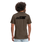 845 Subie Black Font Fitted Cotton/Poly T-Shirt by Next Level - heather espresso