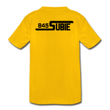 845 Subie Black Font Kids' Premium T-Shirt - sun yellow