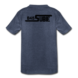 845 Subie Black Font Kids' Premium T-Shirt - heather blue