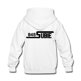 845 Subie Black Font Kids' Hoodie - white