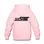 845 Subie Black Font Kids' Hoodie - pink