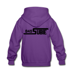845 Subie Black Font Kids' Hoodie - purple