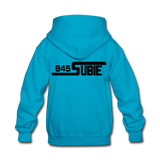 845 Subie Black Font Kids' Hoodie - turquoise
