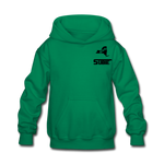 845 Subie Black Font Kids' Hoodie - kelly green