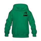 845 Subie Black Font Kids' Hoodie - kelly green