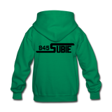 845 Subie Black Font Kids' Hoodie - kelly green