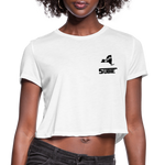 845 Subie Black Font Women's Cropped T-Shirt - white