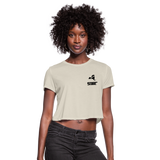 845 Subie Black Font Women's Cropped T-Shirt - dust