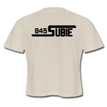 845 Subie Black Font Women's Cropped T-Shirt - dust