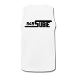 845 Subie Black Font Men’s Premium Tank - white