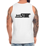 845 Subie Black Font Men’s Premium Tank - white