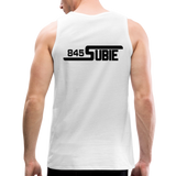 845 Subie Black Font Men’s Premium Tank - white