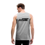 845 Subie Black Font Men’s Premium Tank - heather gray