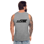 845 Subie Black Font Men’s Premium Tank - heather gray