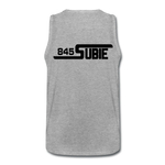 845 Subie Black Font Men’s Premium Tank - heather gray