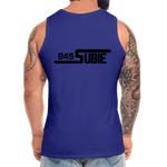 845 Subie Black Font Men’s Premium Tank - royal blue