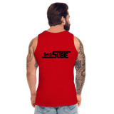 845 Subie Black Font Men’s Premium Tank - red