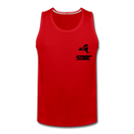 845 Subie Black Font Men’s Premium Tank - red