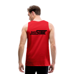 845 Subie Black Font Men’s Premium Tank - red