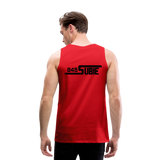 845 Subie Black Font Men’s Premium Tank - red
