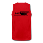 845 Subie Black Font Men’s Premium Tank - red