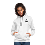 845 Subie Black Font Hoodie - white/gray