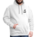 845 Subie Black Font Hoodie - white/gray