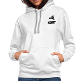 845 Subie Black Font Hoodie - white/gray