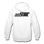 845 Subie Black Font Hoodie - white/gray