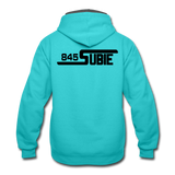 845 Subie Black Font Hoodie - scuba blue/asphalt