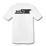 845 Subie Black FontToddler Premium Organic T-Shirt - white