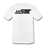 845 Subie Black FontToddler Premium Organic T-Shirt - white