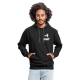 845 Subie White Font Hoodie - black/asphalt