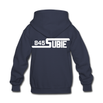 845 Subie White Font Kids' Hoodie - navy