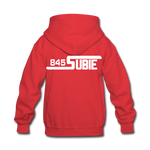 845 Subie White Font Kids' Hoodie - red