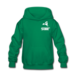 845 Subie White Font Kids' Hoodie - kelly green