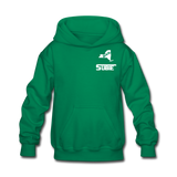 845 Subie White Font Kids' Hoodie - kelly green