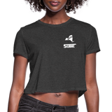 845 Subie White Font Women's Cropped T-Shirt - deep heather